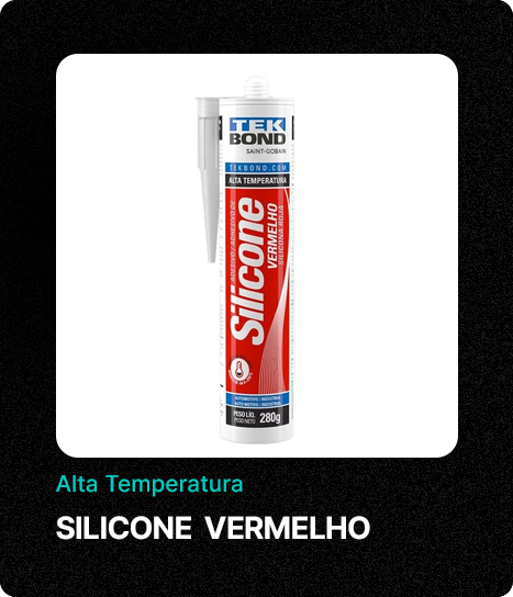 Silicone alta temperatura vermelho